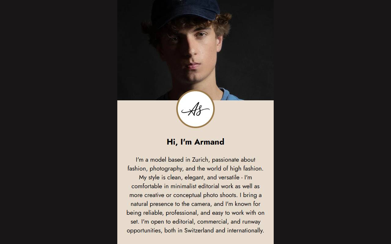 Anteprima del sito: Armand Cortes