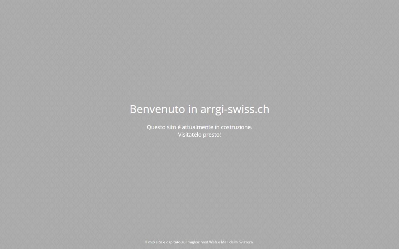 Anteprima del sito: ArrGi - Swiss Sagl