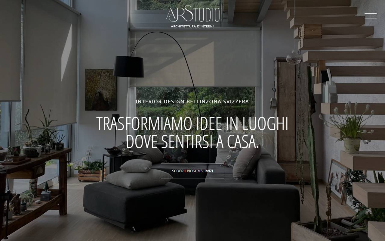Anteprima del sito: ARStudio architettura Sagl