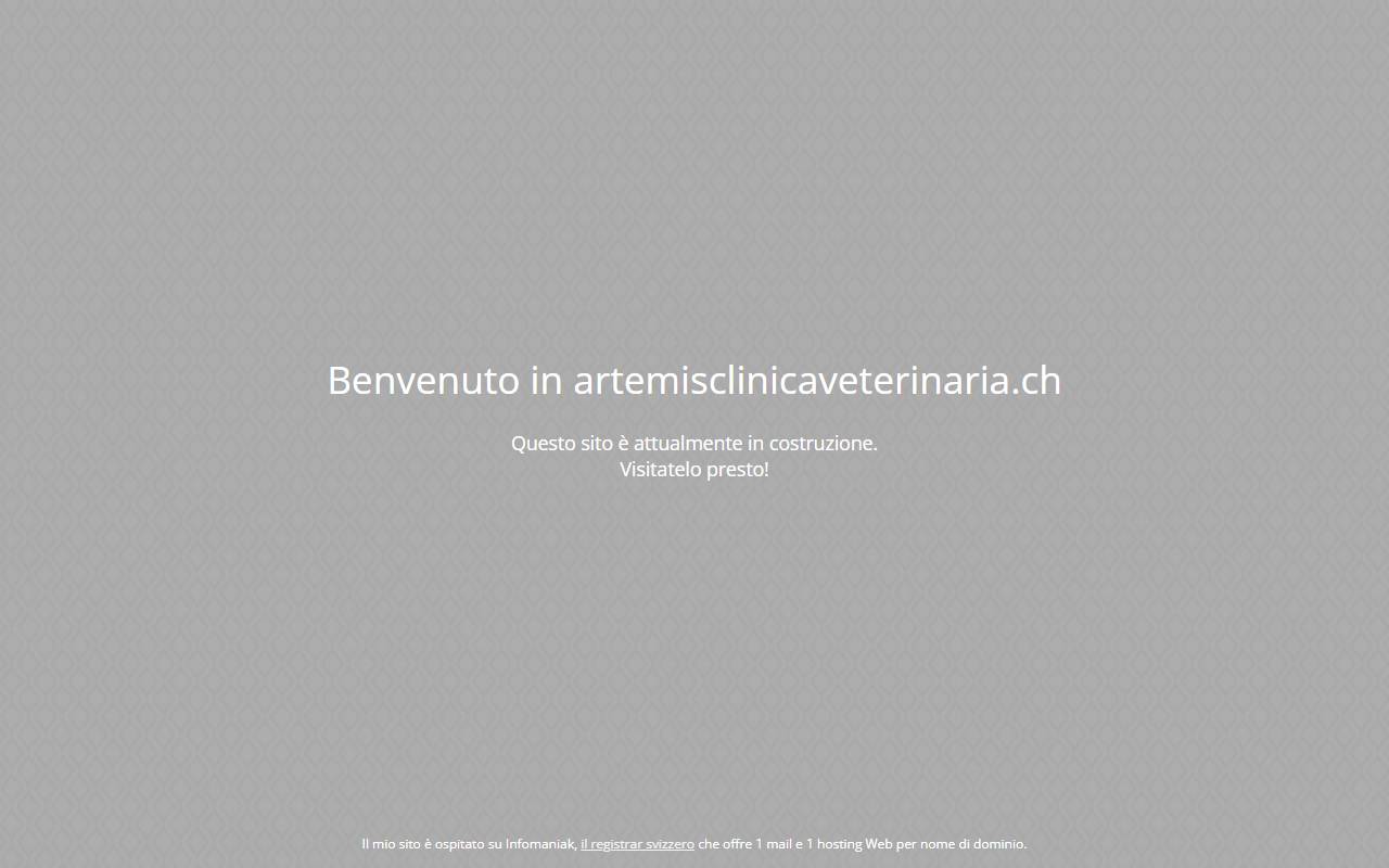 Anteprima del sito: Artemis Clinica Veterinaria SA