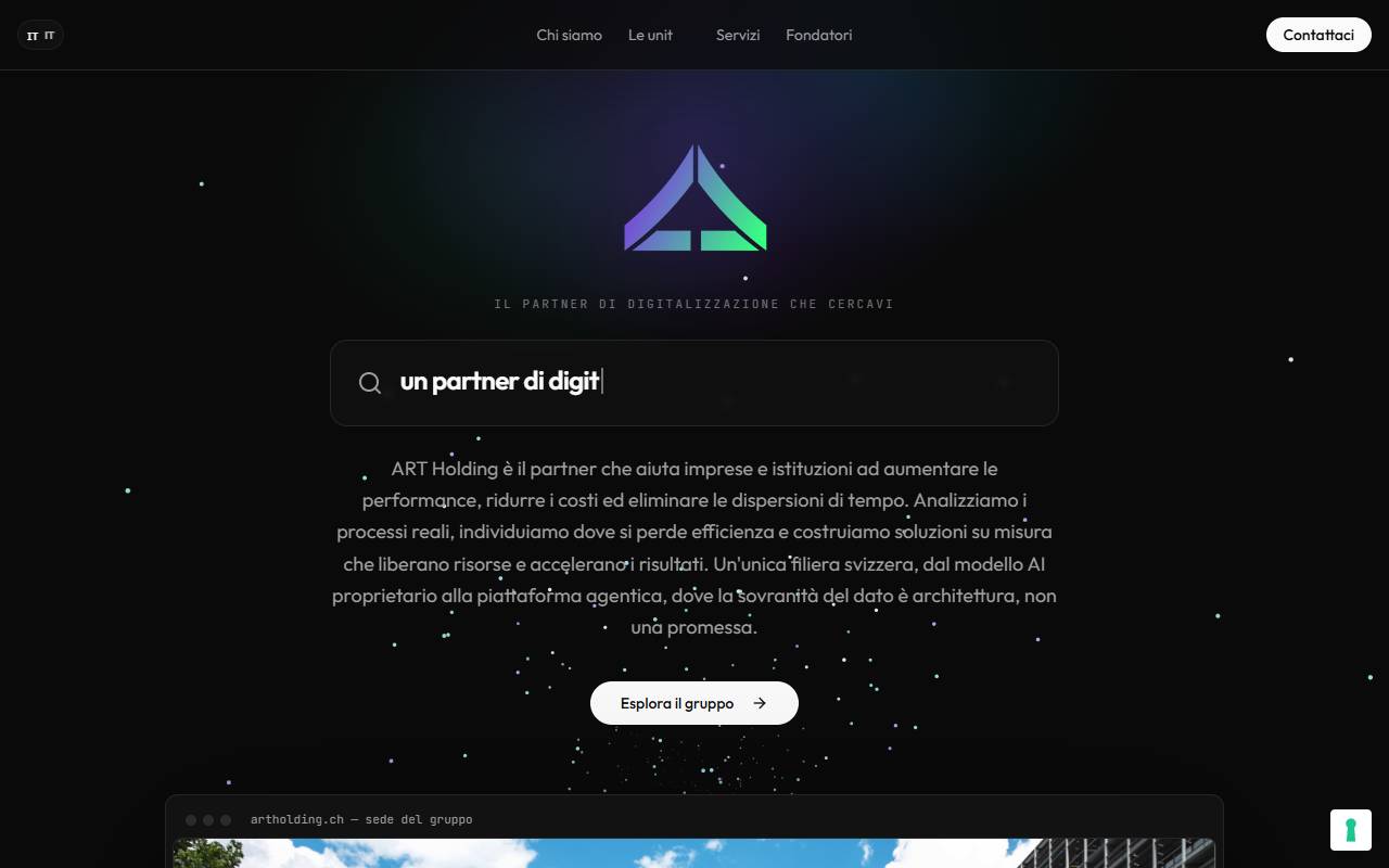 Anteprima del sito: Augmented Reality Technology AG