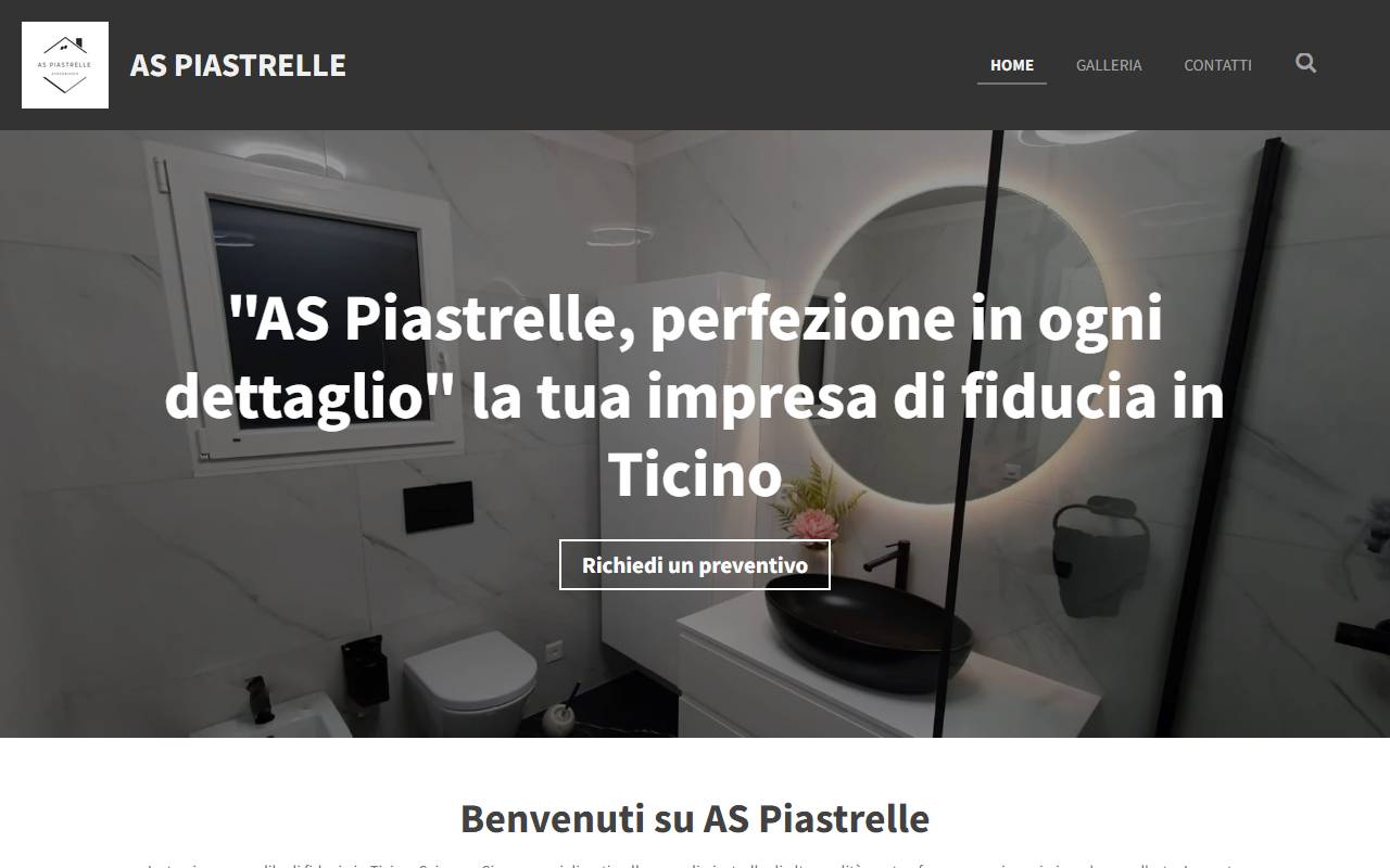 Anteprima del sito: AS PIASTRELLE SNC