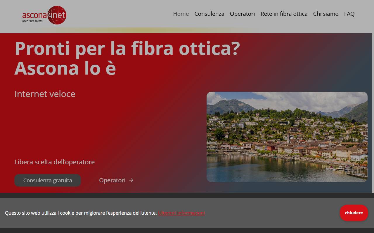 Anteprima del sito: Ascona4net SA