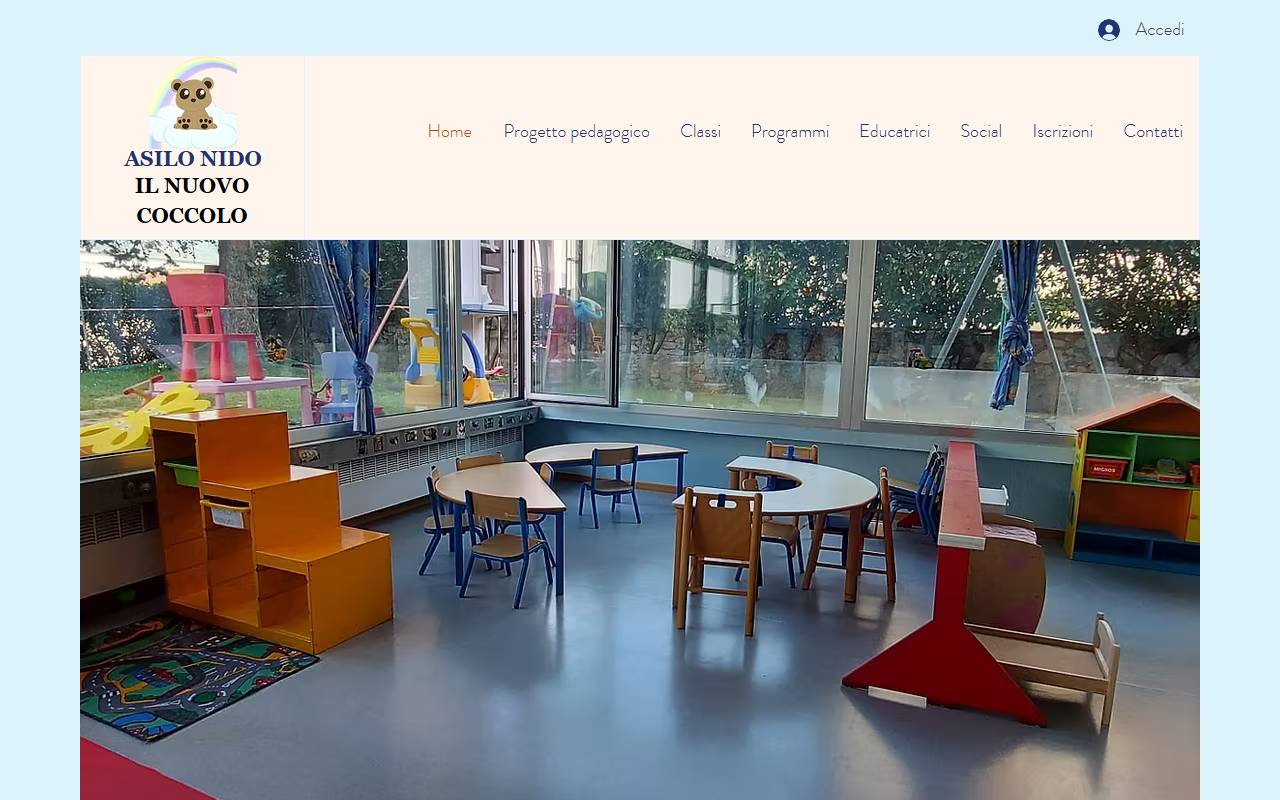 Anteprima del sito: Associazione Il nuovo Coccolo