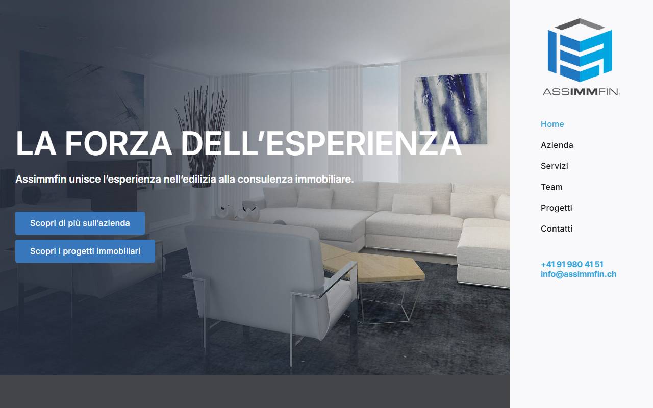 Anteprima del sito: ASSIMMFIN SA