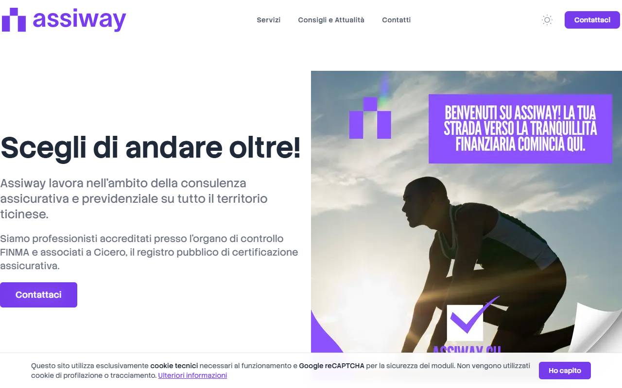 Anteprima del sito: Assiway SA