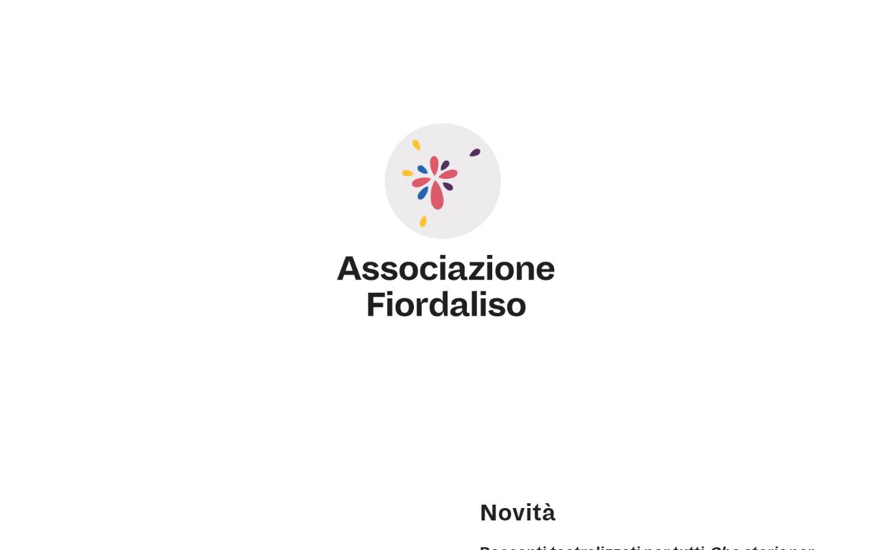 Anteprima del sito: Associazione Fiordaliso