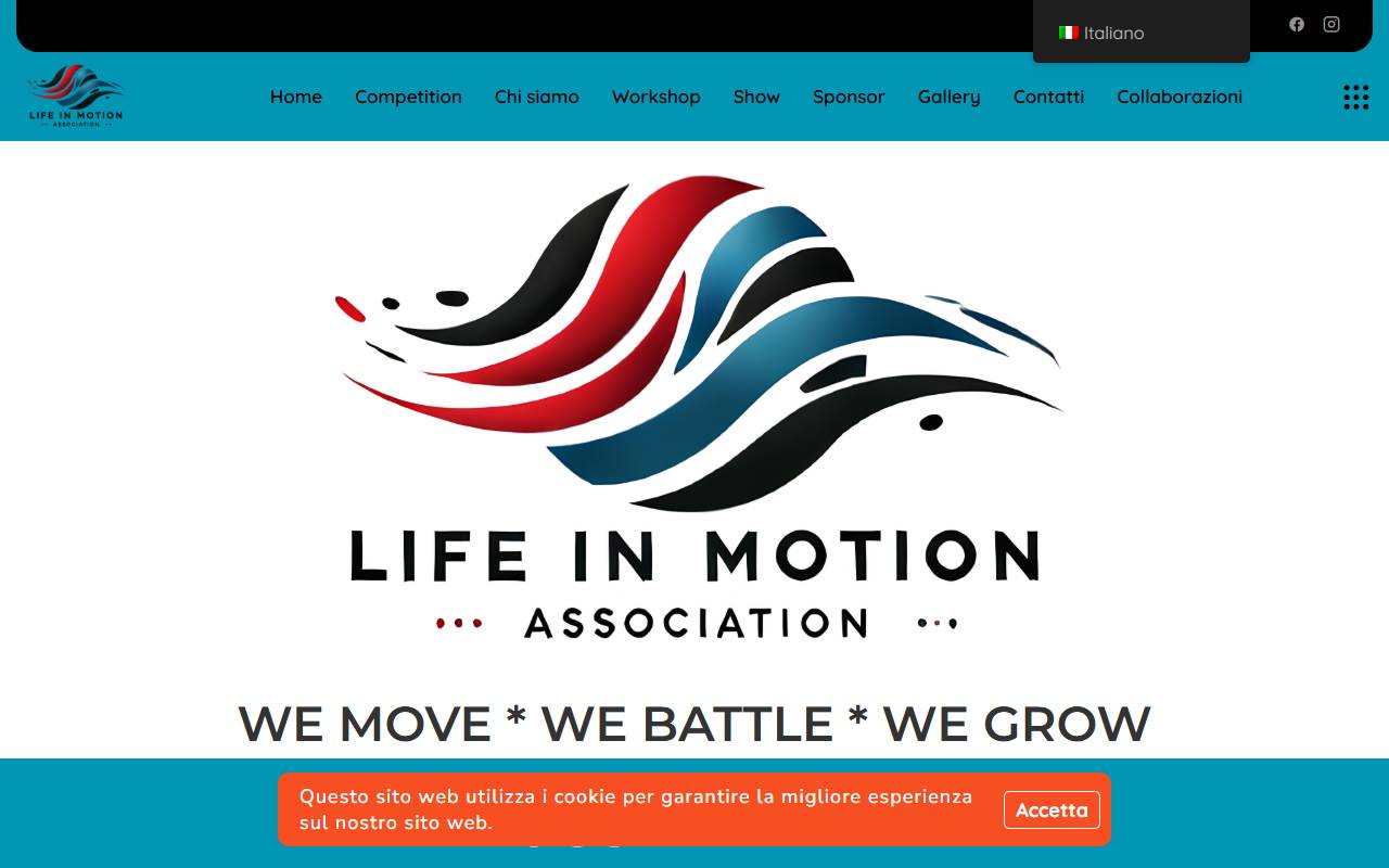 Anteprima del sito: Associazione Life In Motion