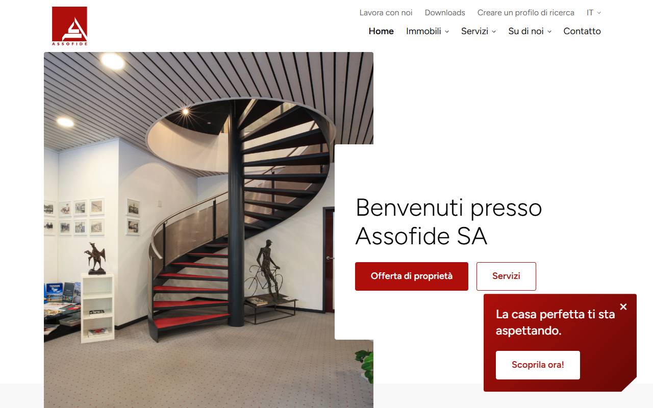 Anteprima del sito: Assofide SA