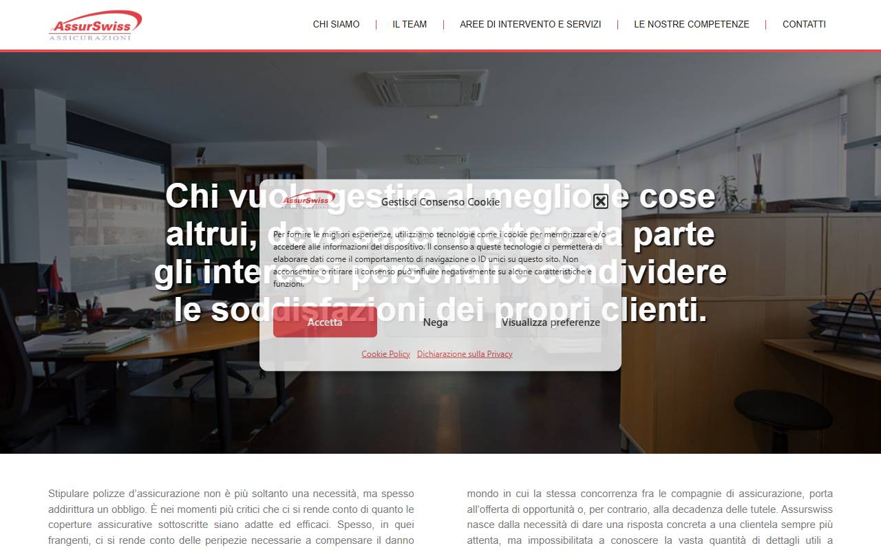 Anteprima del sito: ASSURSWISS SA