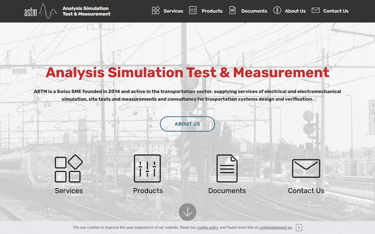 Anteprima del sito: ASTM, Analysis, Simulation, Test and Measurement SAGL