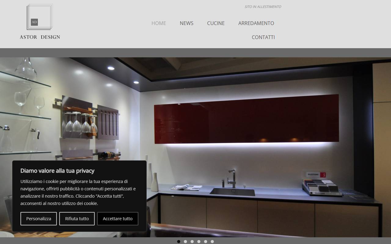 Anteprima del sito: Astor Design Sagl