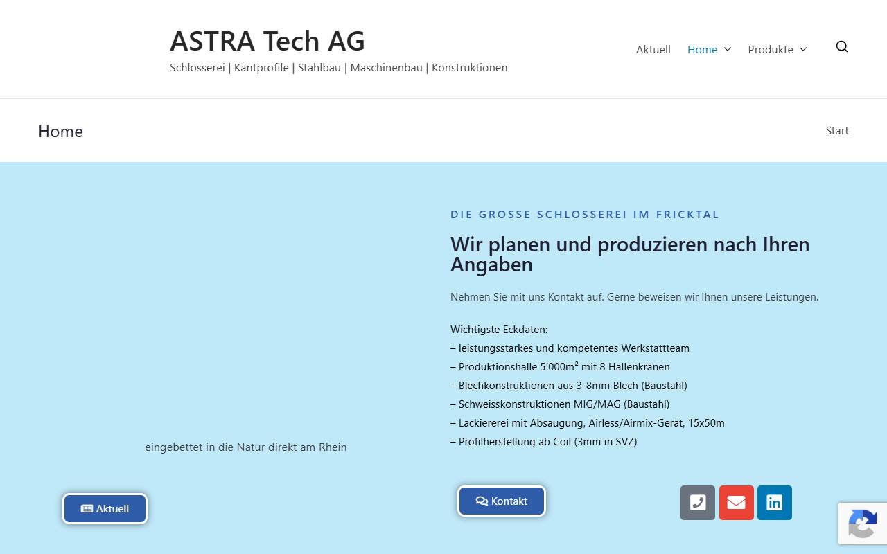 Anteprima del sito: Astra e-Tech SA