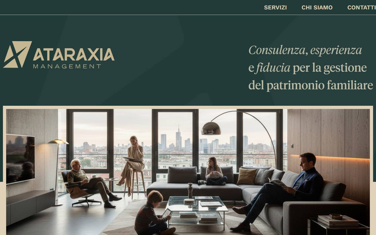 Anteprima del sito: ATARAXIA MANAGEMENT SA