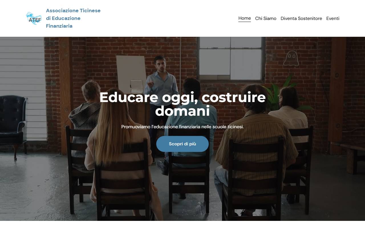 Anteprima del sito: ATEF Associazione Ticinese di Educazione Finanziaria
