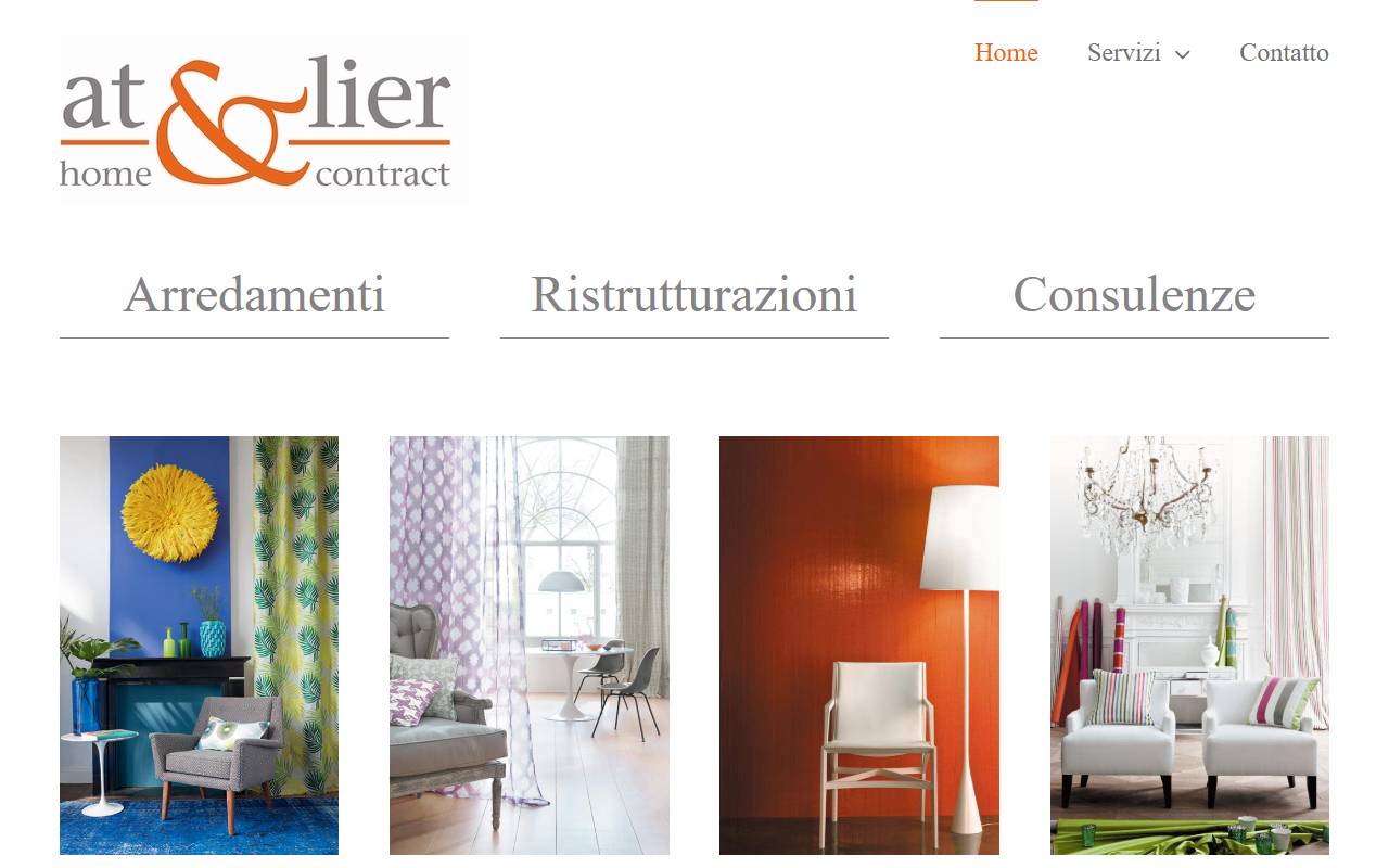 Anteprima del sito: Atelier Home&Contract Sagl