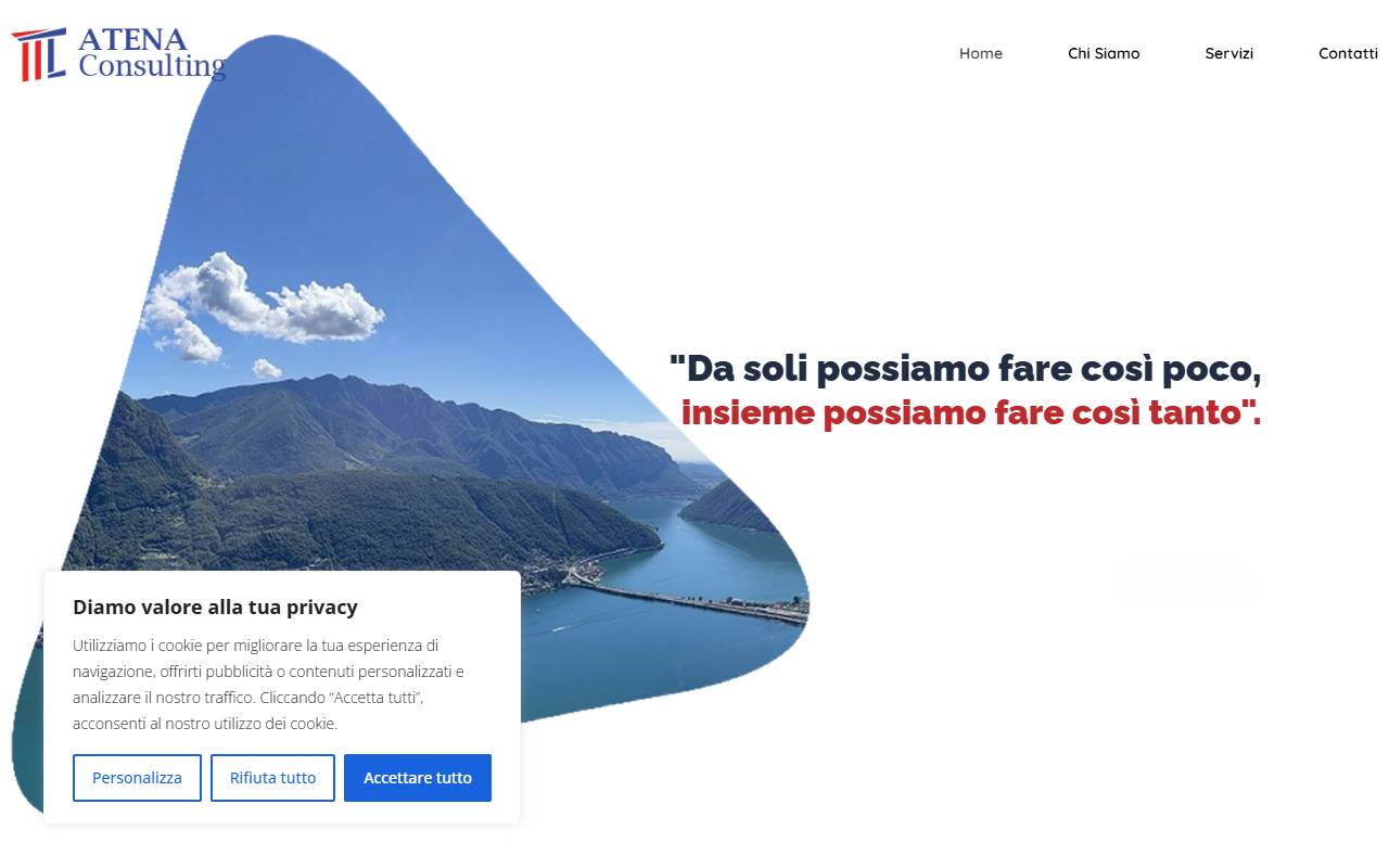 Anteprima del sito: ATENA Consulting Sagl