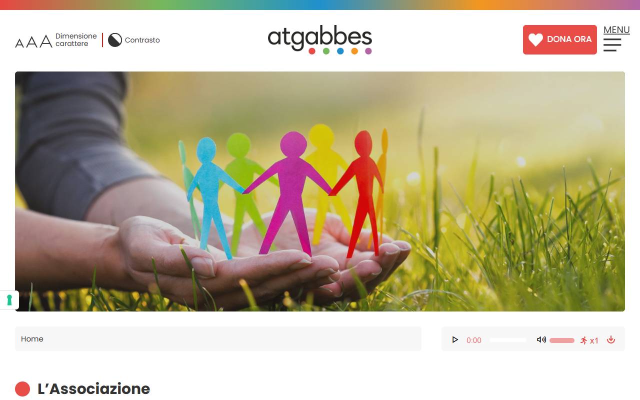 Anteprima del sito: Associazione ticinese di genitori ed amici dei bambini bisognosi di educazione speciale (ATGABBES)