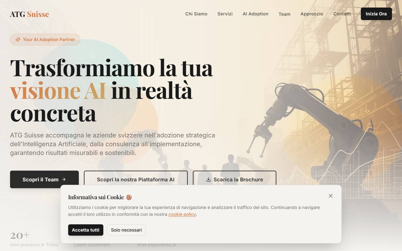 Anteprima del sito: ATG Suisse SA