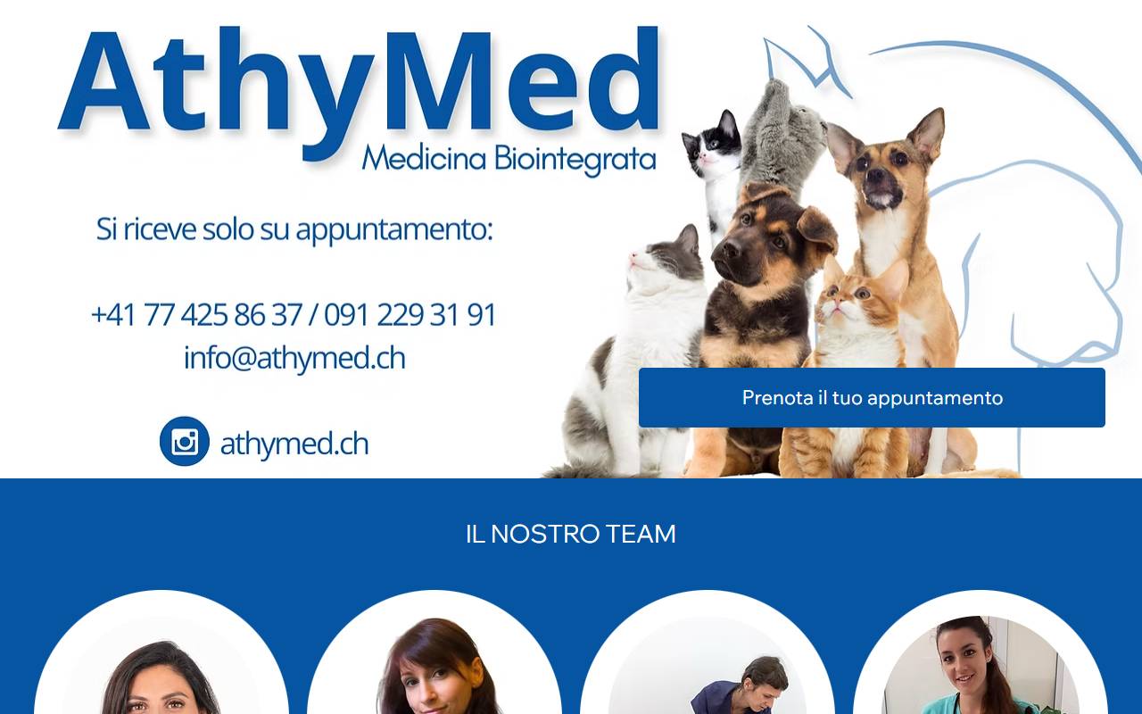 Anteprima del sito: Athymed sagl