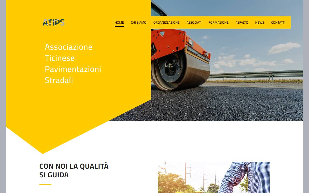 Anteprima del sito: Associazione ticinese fra le imprese di pavimentazioni stradali