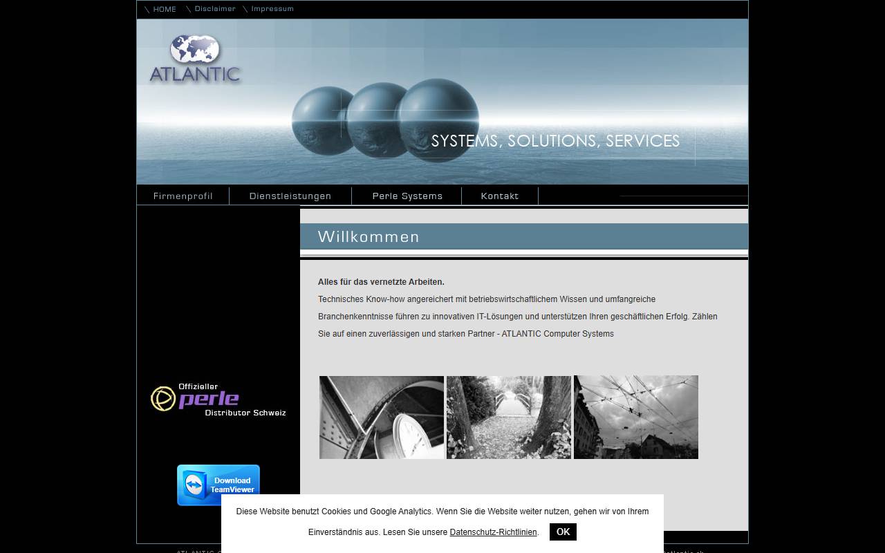 Anteprima del sito: Atlantic Brands Co. Sagl