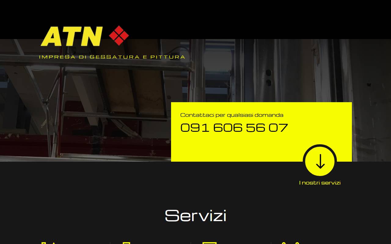 Anteprima del sito: ATN Sagl