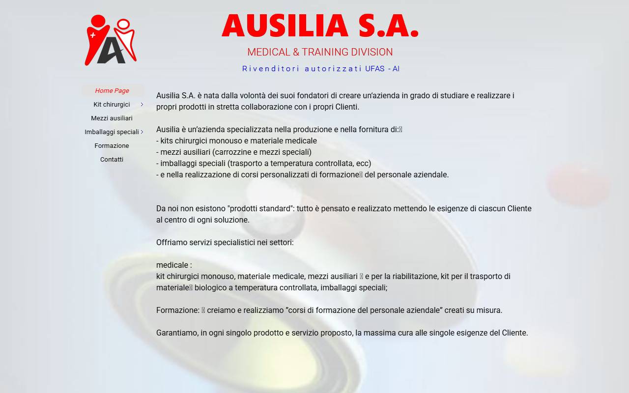 Anteprima del sito: AUSILIA SA