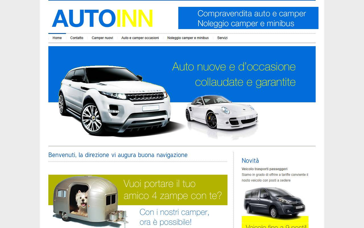 Anteprima del sito: Auto Inn di Salvatore Domenico