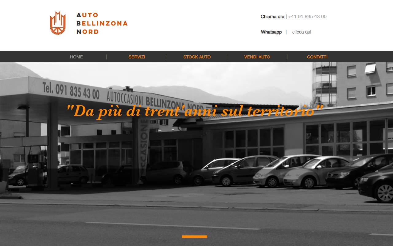 Anteprima del sito: Auto B'zona Nord Sagl