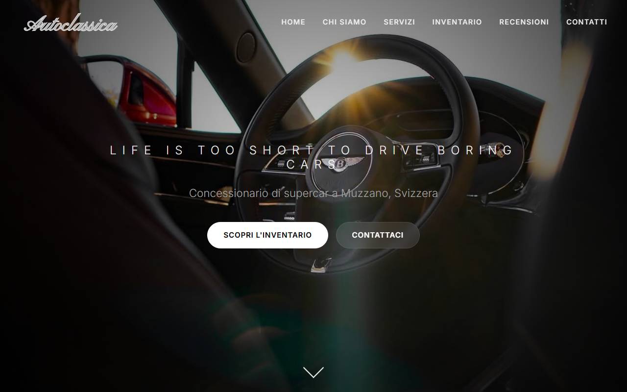 Anteprima del sito: Autoclassica Sagl