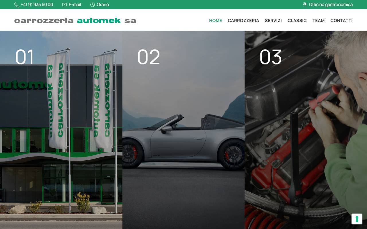 Anteprima del sito: automek sa