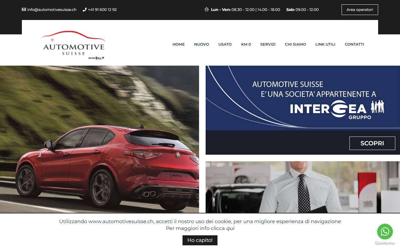 Anteprima del sito: Automotive Suisse SA