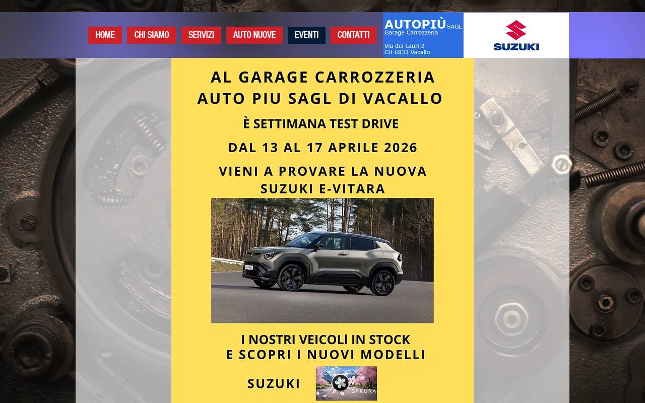 Anteprima del sito: Auto Più Sagl