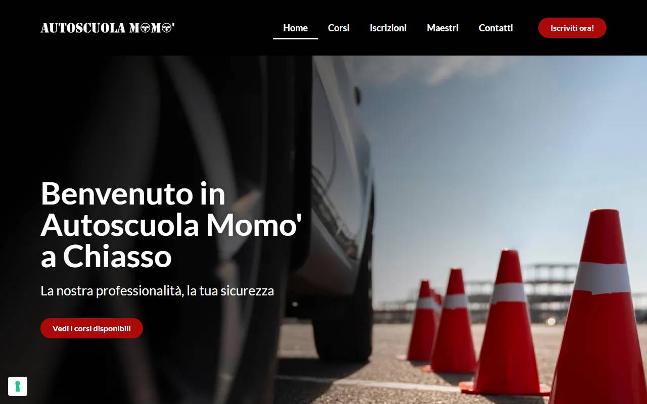 Anteprima del sito: AUTOSCUOLA MOMÒ di Daniele Risi