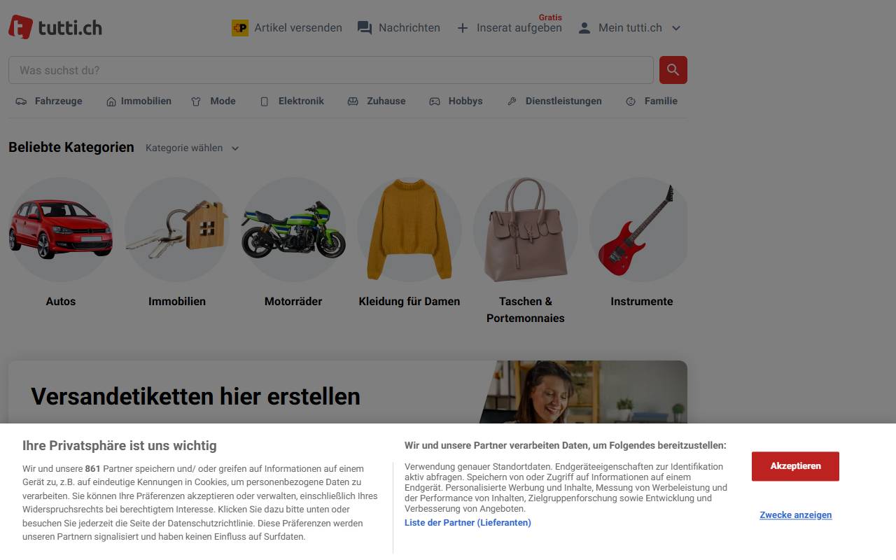 Anteprima del sito: Auto X Tutti Sagl