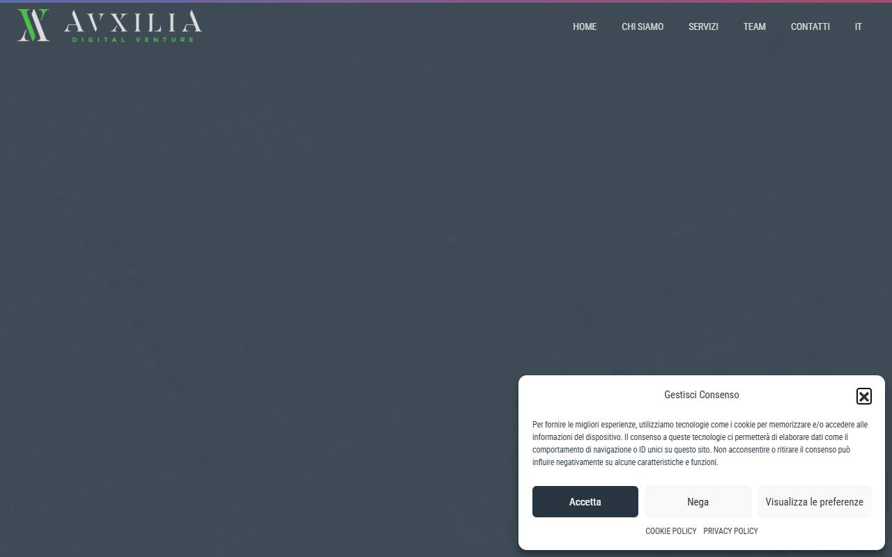 Anteprima del sito: AUXILIA DIGITAL VENTURE SA