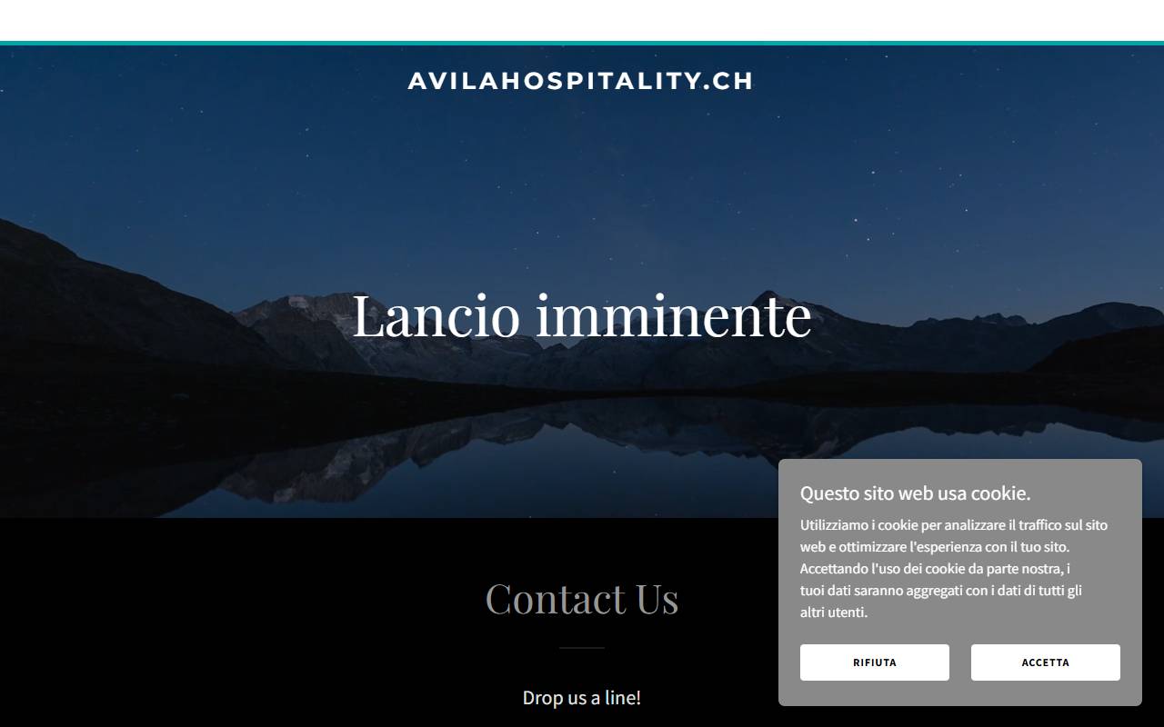 Anteprima del sito: AVILA HOSPITALITY SA