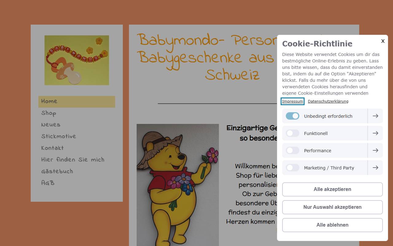 Anteprima del sito: Babymondo Sagl