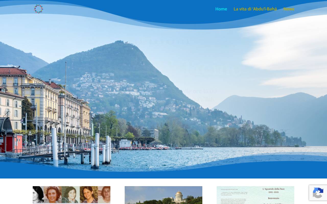 Anteprima del sito: Assemblea spirituale dei Baha'I di Locarno