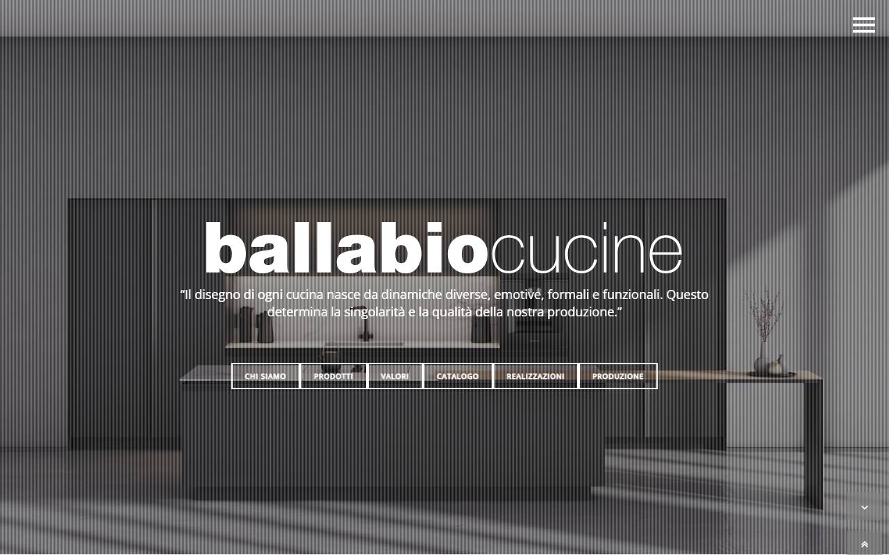 Anteprima del sito: Ballabio Cucine Sagl