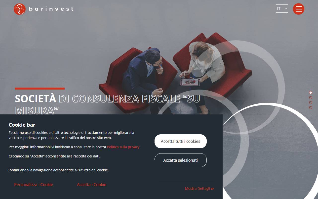 Anteprima del sito: Barinvest SA