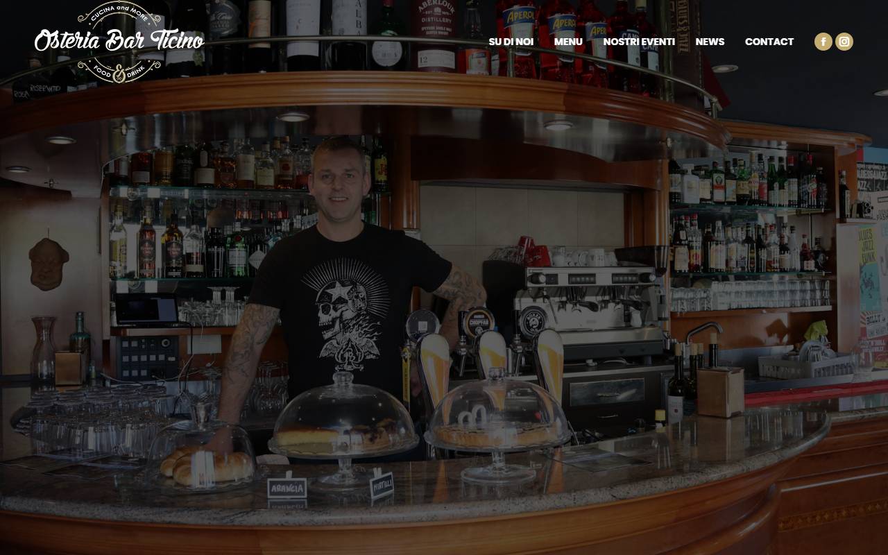 Anteprima del sito: OSTERIA BAR TICINO DI TARGOSZ KAROLINA