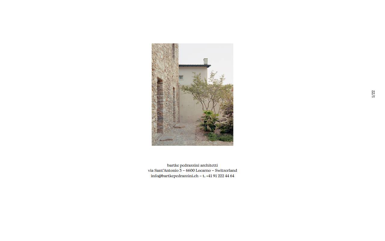 Anteprima del sito: BARTKE PEDRAZZINI ARCHITETTI SNC