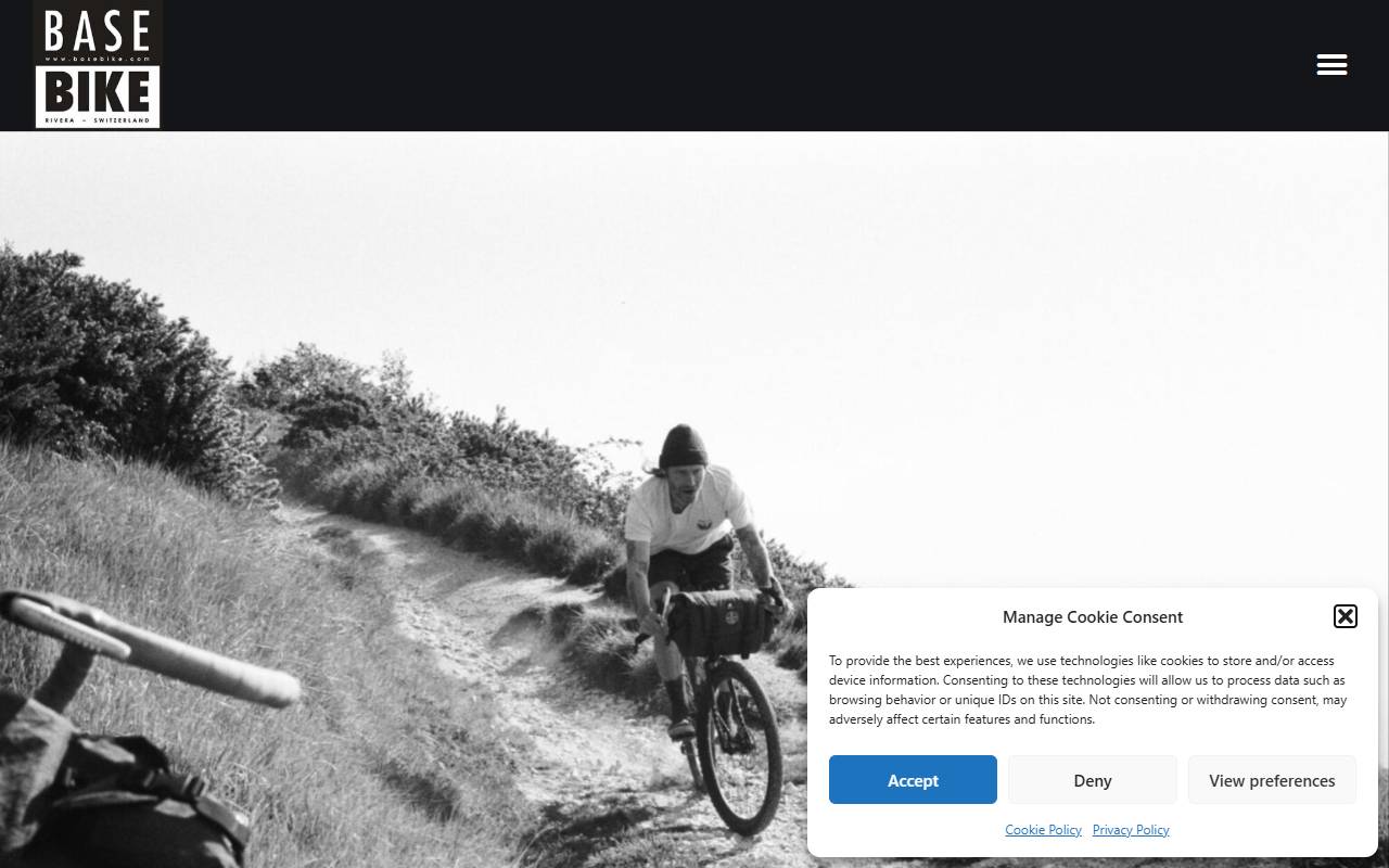 Anteprima del sito: BASE BIKE SA