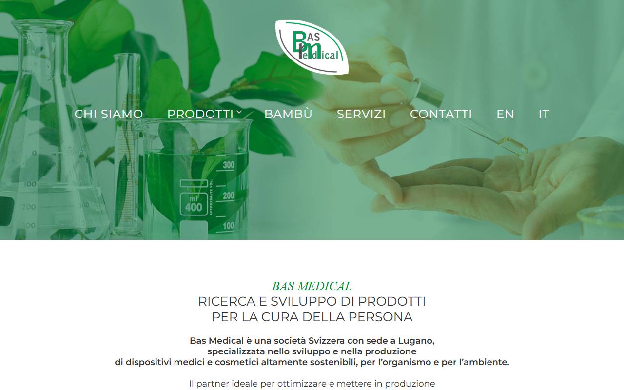 Anteprima del sito: BAS MEDICAL SA