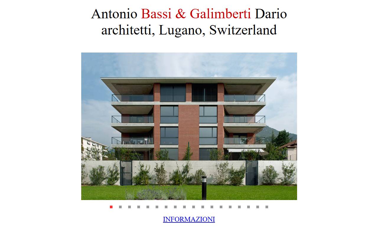 Anteprima del sito: Bassi & Galimberti