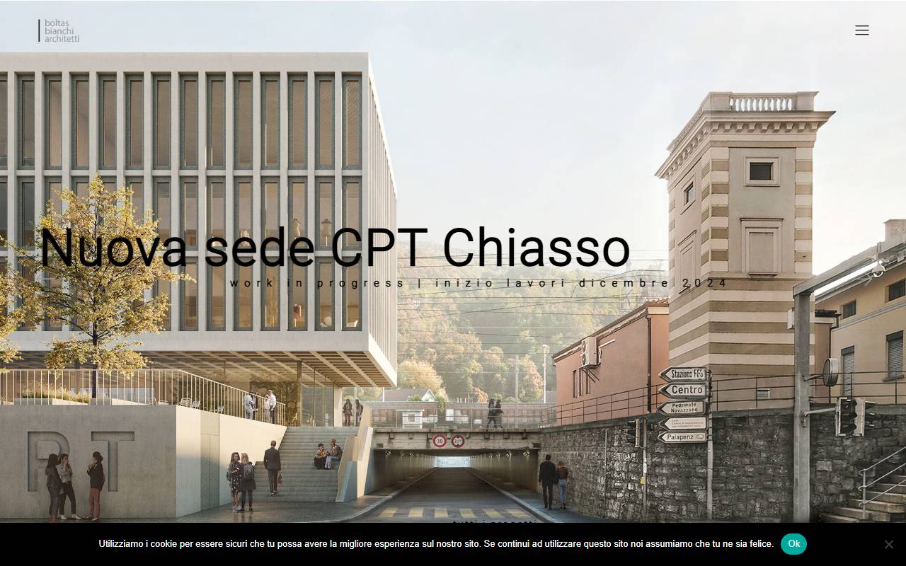 Anteprima del sito: BOLTAS BIANCHI ARCHITETTI Sagl