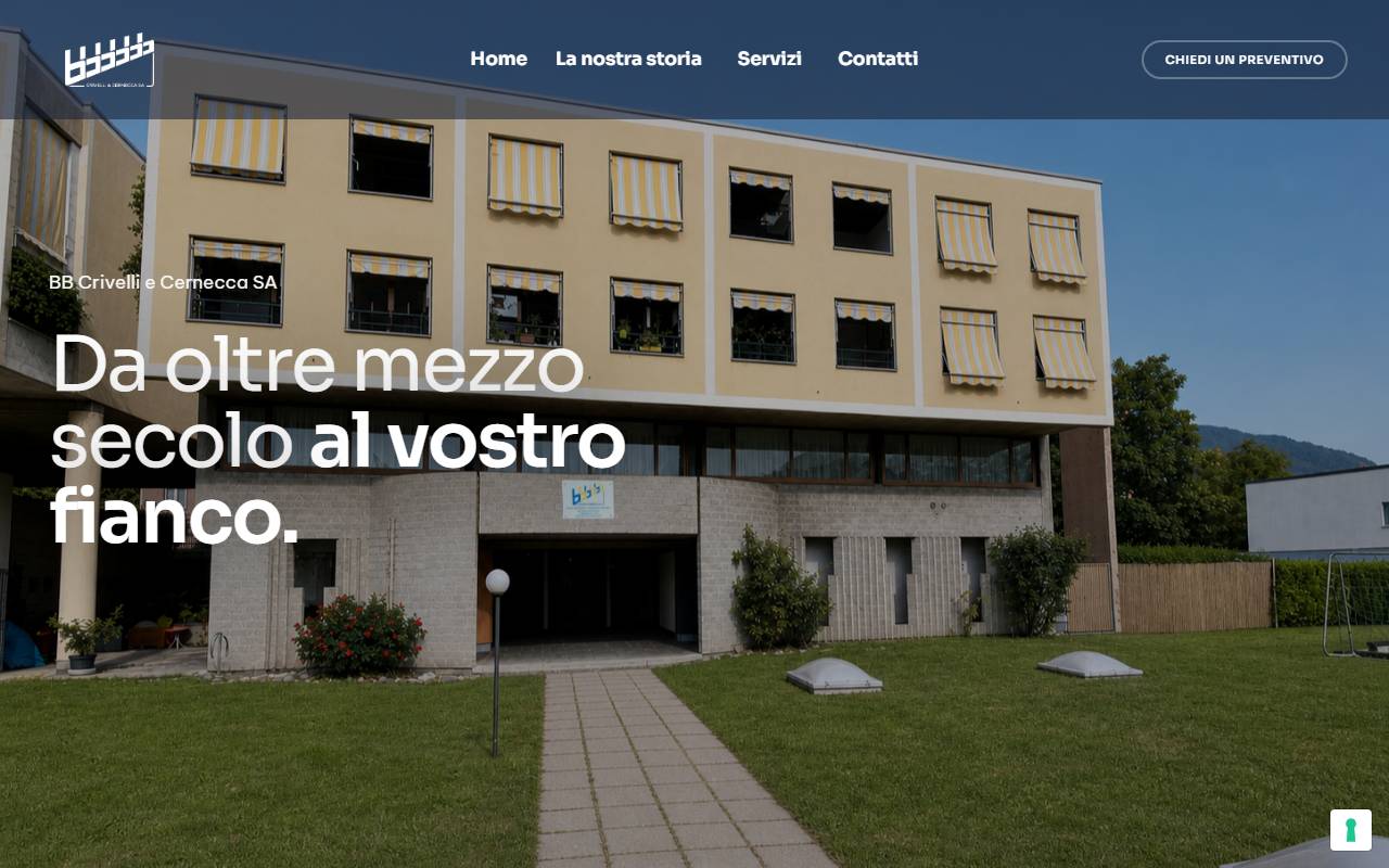 Anteprima del sito: BB Crivelli e Cernecca SA
