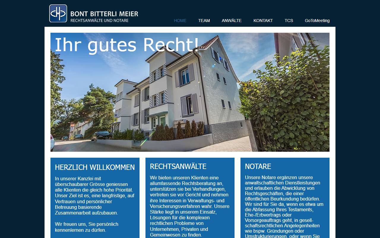 Anteprima del sito: BB & Partners SA